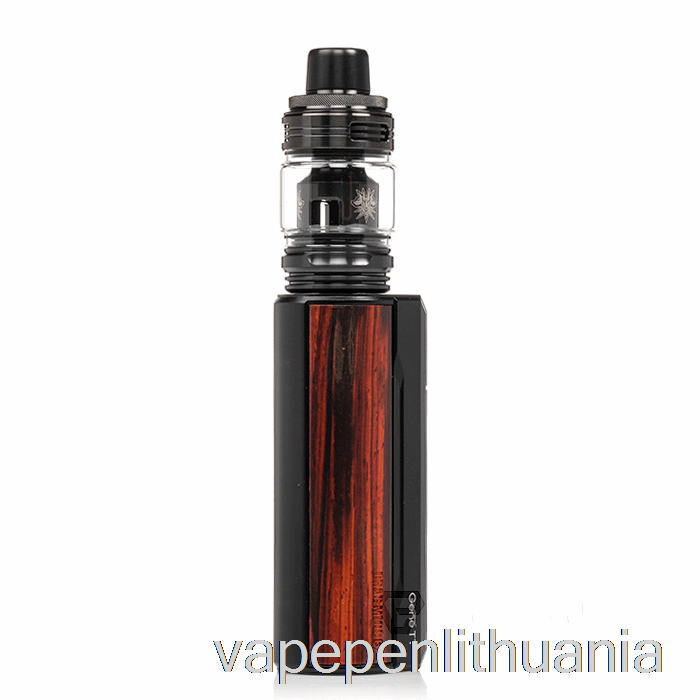 Voopoo Drag M100s Starter Kit Juodas Ir Tamsaus Medžio Vape Skystis